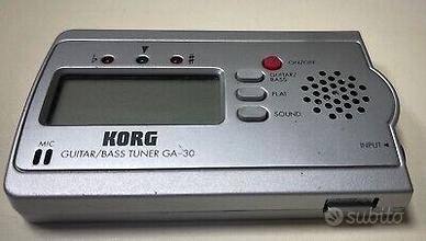 Accordatore/metronomo per chitarra/basso KORG GA30