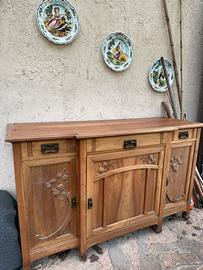 Credenza primi del '900 in legno massello