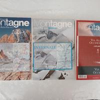 N. 3 riviste Meridiani Montagne