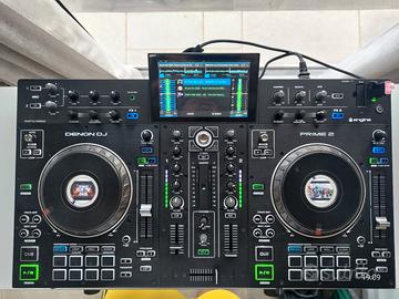 console dj denon prime 2 + kit casse