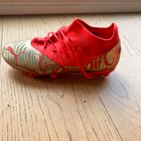 Scarpe Puma oro/rosse bambino