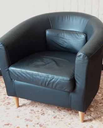 Poltrona Tullsta IKEA in pelle
