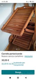 carrello in legno