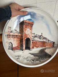 Piatto ornamentale Franco Rumori