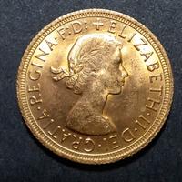 Sterlina oro Regina Elisabetta II, fiocco