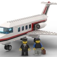 LEGO 6368 Jet Airliner originale, senza scatola