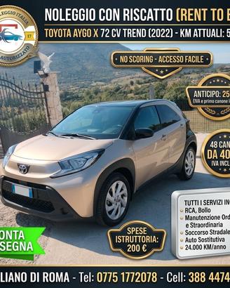 TOYOTA AYGO X 72 CV Trend (2022) - Senza Busta Pag