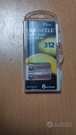 Batterie per apparecchi acustici Duracell 312