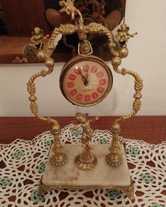 OROLOGIO VINTAGE RITZ CRE-ART IN BRONZO DORATO 