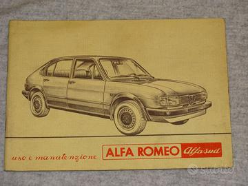 LIBRETTO USO E MANUTENZIONE ALFASUD 1.2-1.3-1.5