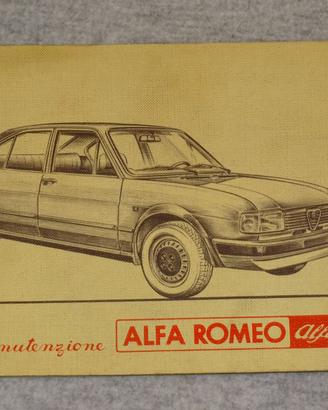 LIBRETTO USO E MANUTENZIONE ALFASUD 1.2-1.3-1.5