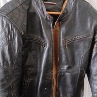 Giacca moto pelle Spidi vintage