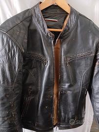 Giacca moto pelle Spidi vintage