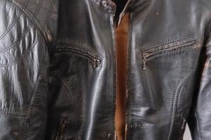 Giacca moto pelle Spidi vintage