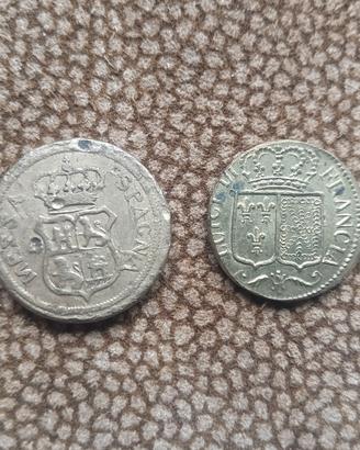 Coppia Pesi Monetali 1700 1800 da collezione