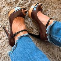 Schutz modello mery jane open toe