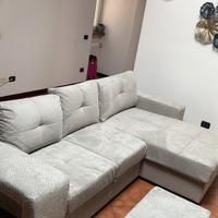 Divano letto con penisola