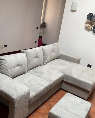 Divano letto con penisola