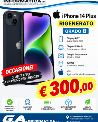 Iphone 14 Plus 128GB Rig. Grado B