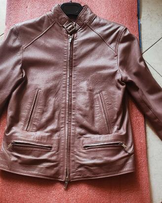 Giacca in pelle da Donna rosa