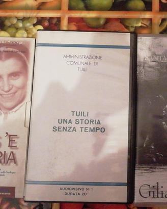 3 VHS videocassette Sardegna Usi costumi e natura