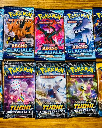Bustine sealed pokemon vintage nuove vari art set