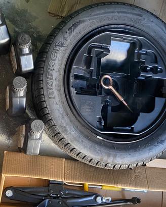 Kit C3 ruota scorta185/60r15+ cric + Selenia 5W30