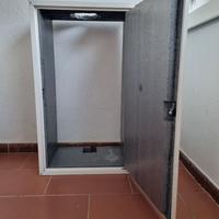Box copri caldaia  in acciaio, coibentato