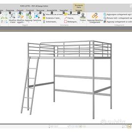 Letto a SOPPALCO IKEA, modello Tromso