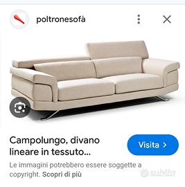 divano poltrona sofà 4 posti campolungo 4 posti