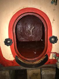 Botte per vino in cemento vetrificato.