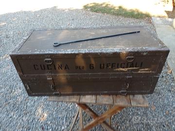 Cucina da campo per ufficiali italiani