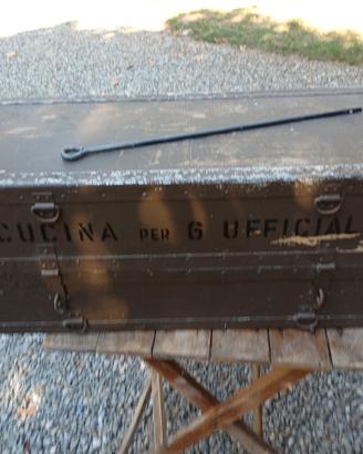 Cucina da campo per ufficiali italiani