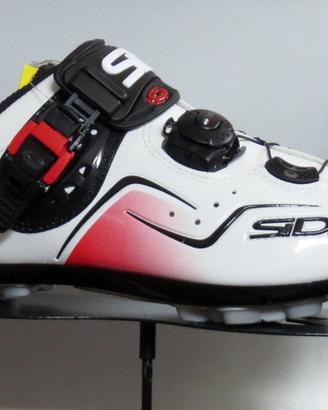 SIDI MTB CAPE WHITE BLACK RED