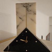 orologio da tavolo in marmo