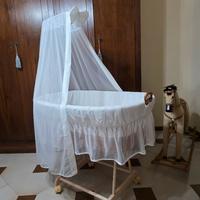 Culla in vimini + dondolino