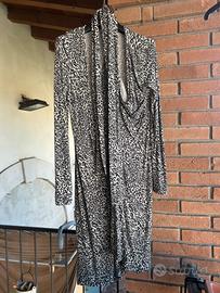 Abito donna, taglia M, fantasia leopardo