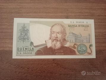 lire 2000 Galilei Serie XA..A molto rara bancolira