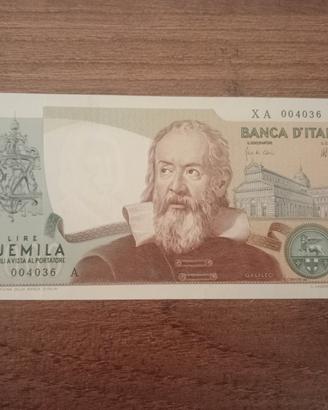 lire 2000 Galilei Serie XA..A molto rara bancolira
