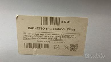 BAGNETTO CASSETTIERA TRIS PALI