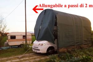 Tunnel riconfigurabile pavimentazione