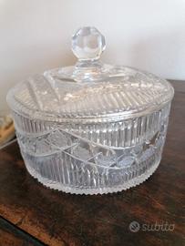 Biscottiera cristallo tra 800 e 900