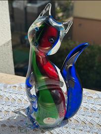 Gatto in vetro di Murano