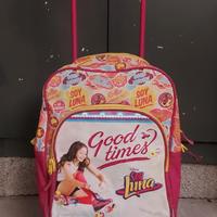 Zaino Trolley Soy Luna – Rosa e Giallo
