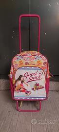 Zaino Trolley Soy Luna – Rosa e Giallo
