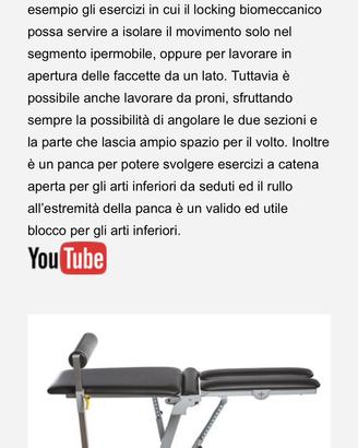 Panca Angolata fisioterapia