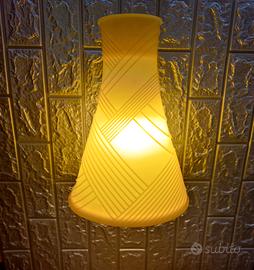 Sospensione in silicone bianco, giallo, arancio