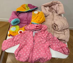 3 Giubbetti Bimba 6-12 mesi