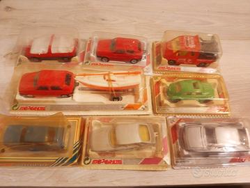 8 modellini auto 1/55 Majorette, Norev con scatola