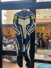 tuta moto pelle intera spidi r2 taglia 52 usata